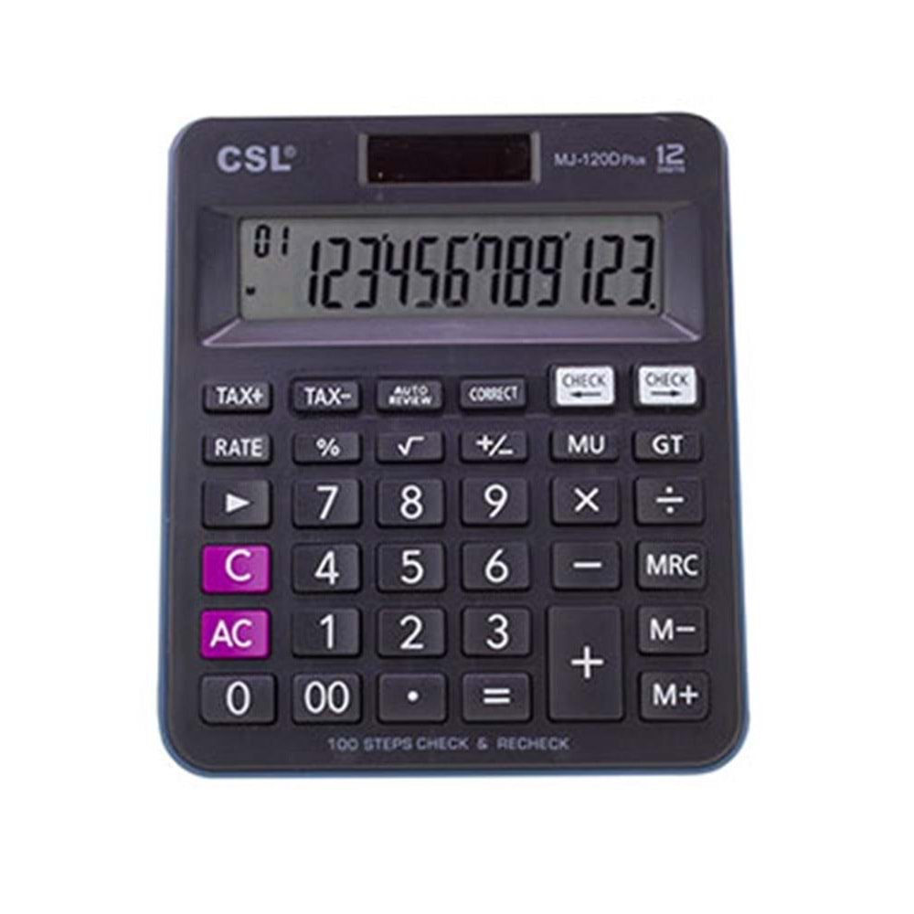 CSL RZ-816 12 Hane Masa Tipi Renkli Hesap Makinesi