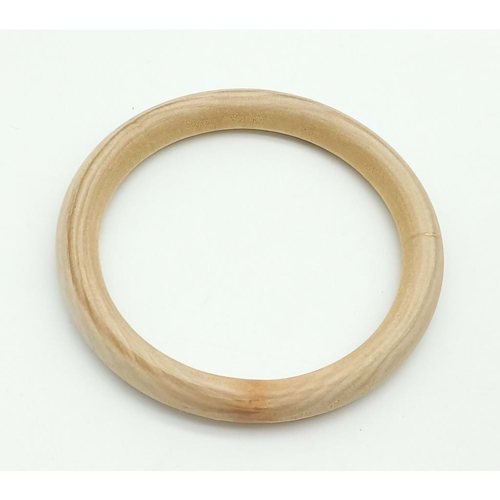 Çanta Aksesuar 8.5 Cm Ahşap Halka