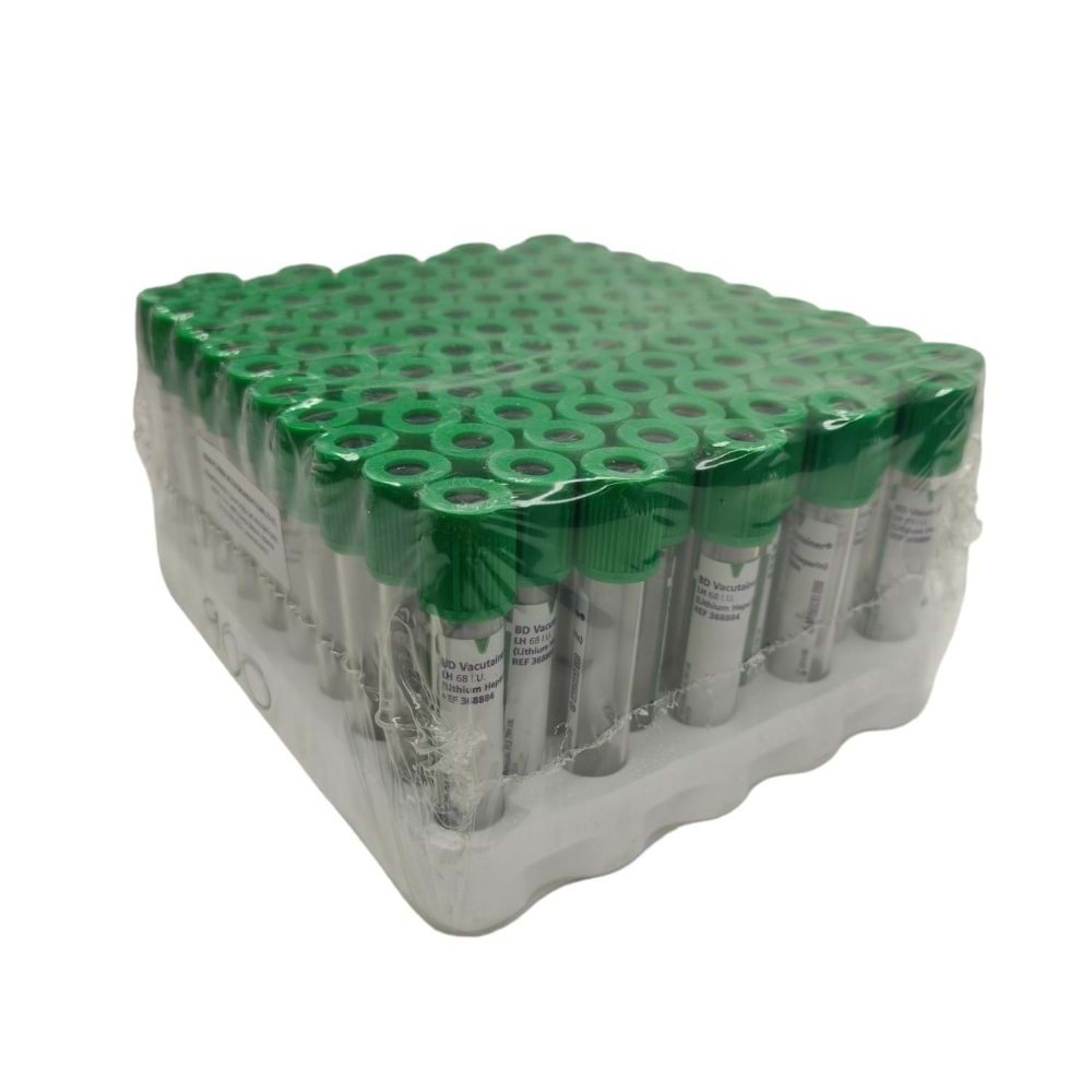 Vakumlu Plastik Deney Tüpü Kapaklı 10Ml