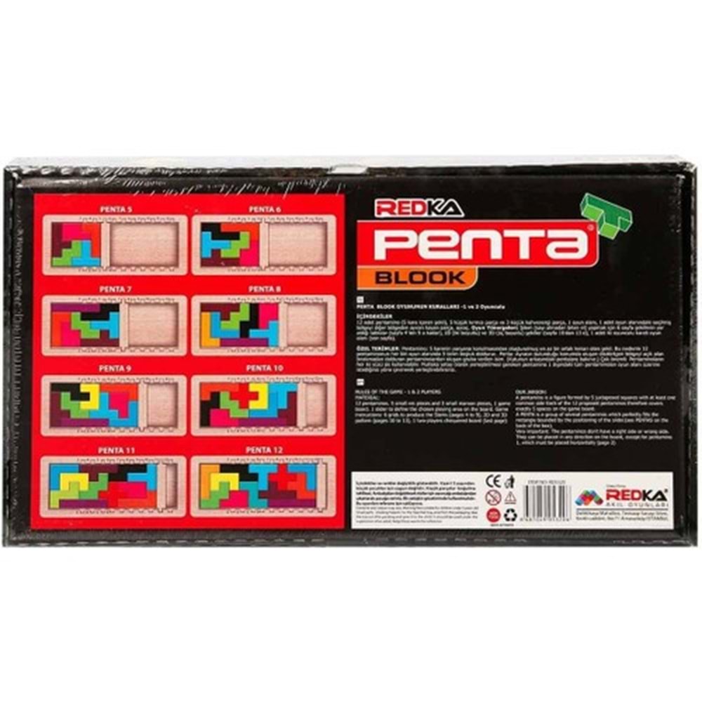 Redka Penta Blook Akıl, Zeka ve Strateji Oyunu, Kutu Oyunu