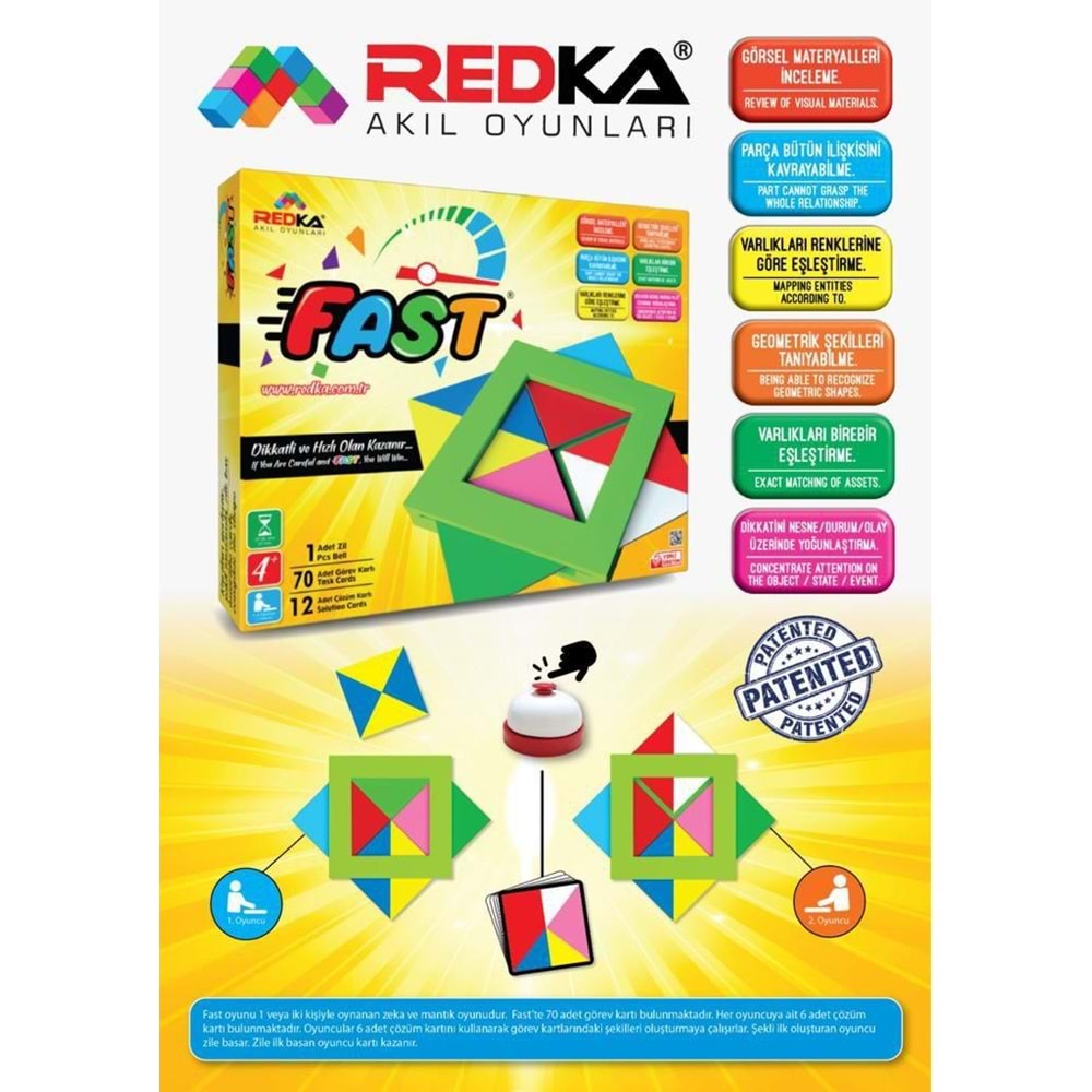 Redka Fast Akıl, Zeka ve Strateji Oyunu, Kutu Oyunu