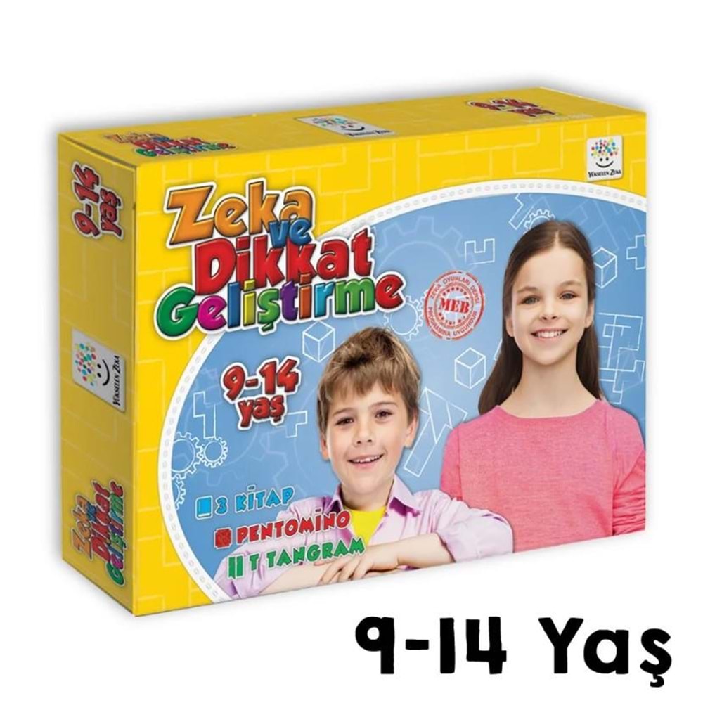 Yükselen Zeka Zeka Ve Dikkat Geliştirme 9-14 Yaş