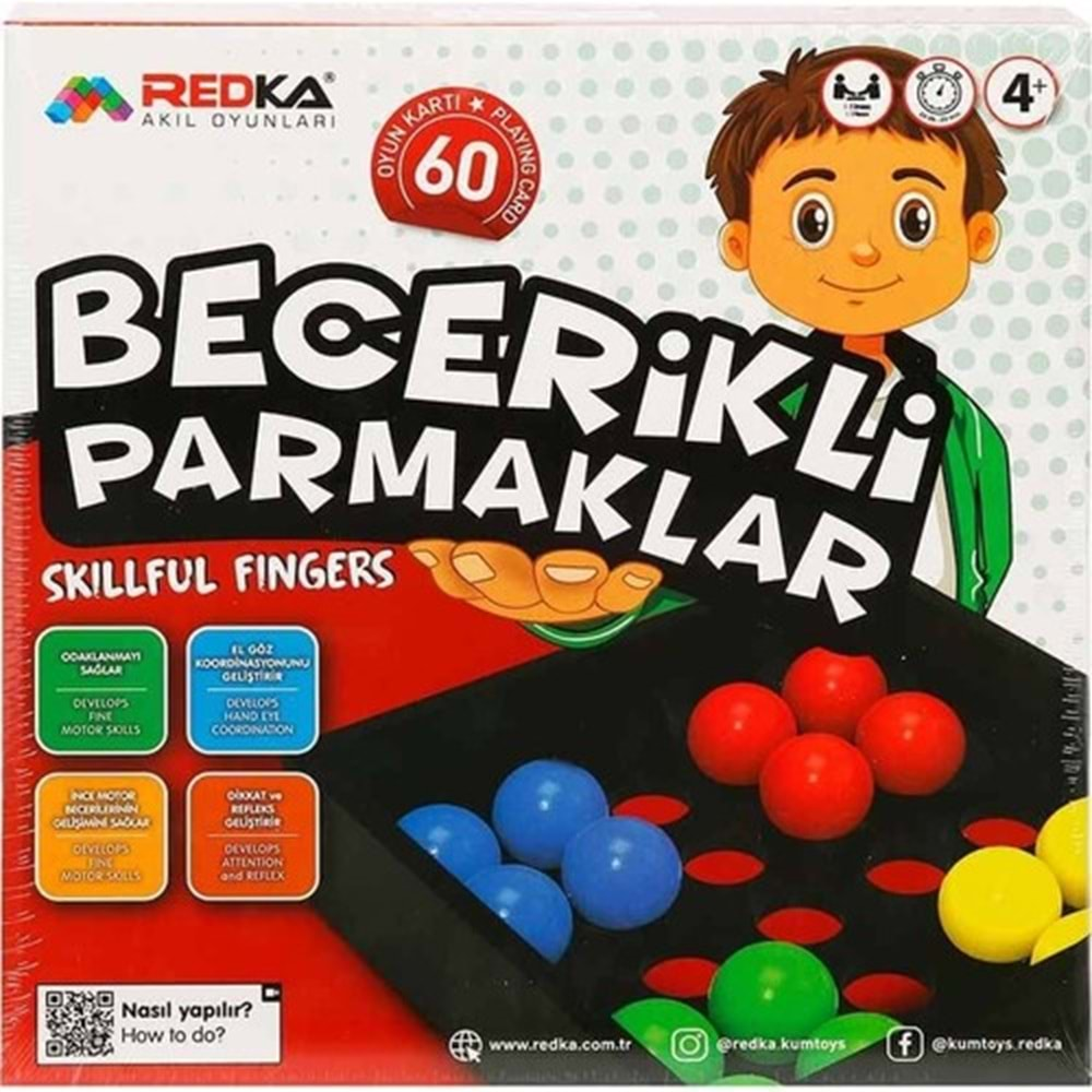 Redka Becerikli Parmaklar Rd5439 Akıl, Zeka ve Strateji Oyunu, Kutu Oyunu