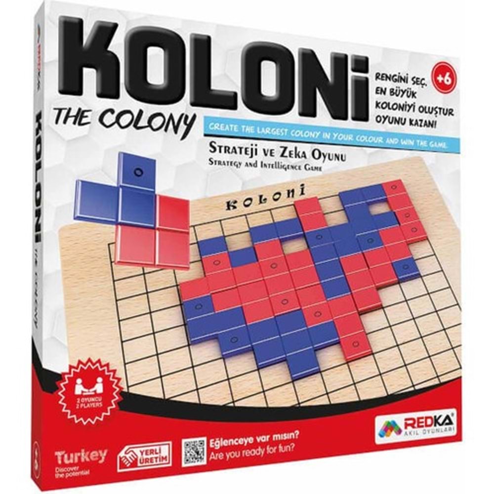 Redka Koloni Rd5444 Akıl, Zeka ve Strateji Oyunu, Kutu Oyunu