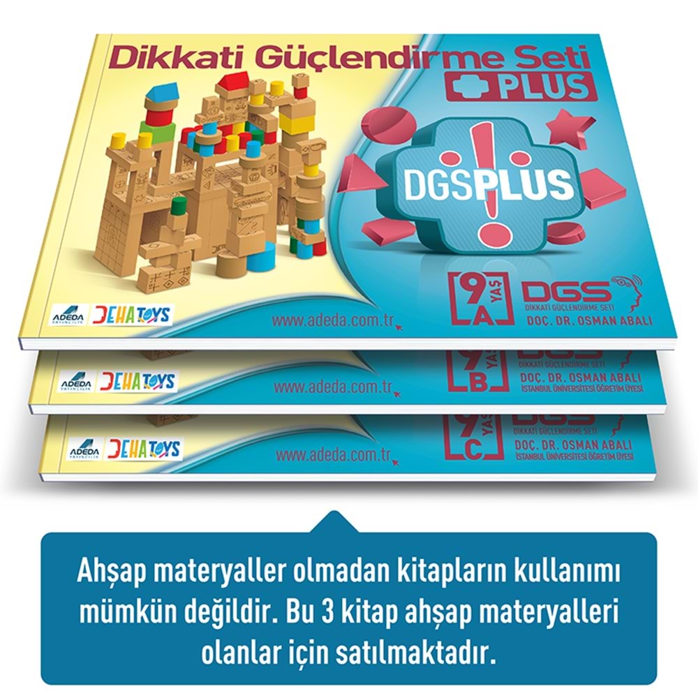 Adeda Dikkat Güçlendirme Seti Plus 9 Yaş Kitapları