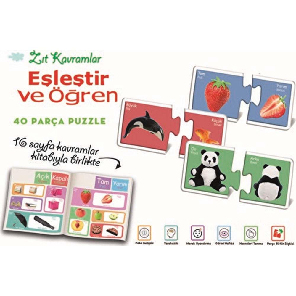Dıy Toy Eşleştir Ve Öğren Zıt Kavramlar Eö1840