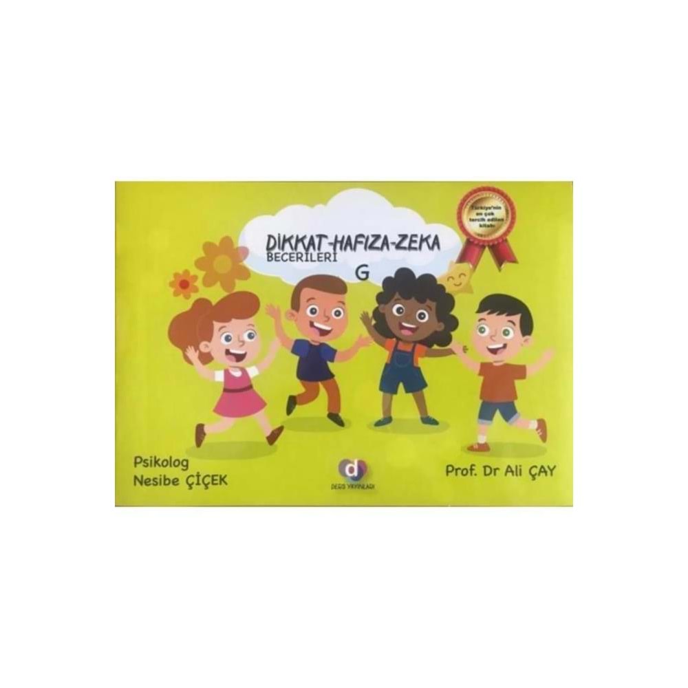 Okul Öncesi Dikkat-Hafız-Zeka Becerileri-G (1 Adet)