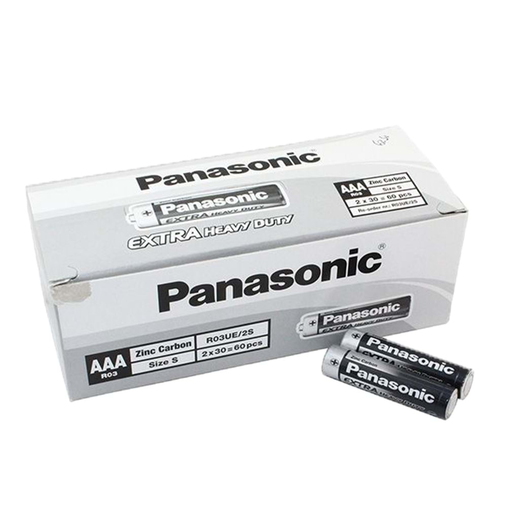 Panasonıc Aaa İnce Pil R03 30X2:60 Adet