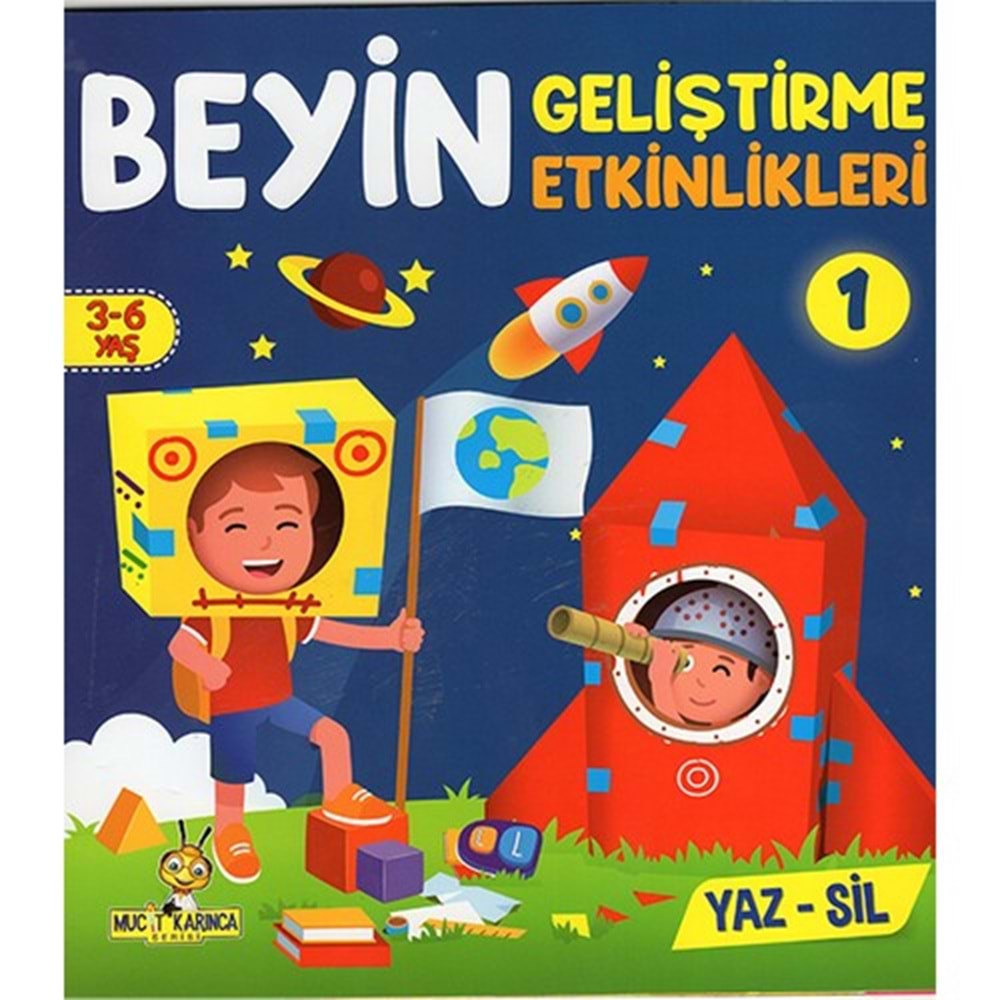 Yükselen Zeka Beyin Geliştirme Etkinlikleri Seti 3 Kitap