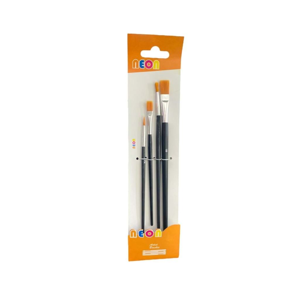 Neon Plus Fırça Seti 4 Lü Hkd-140