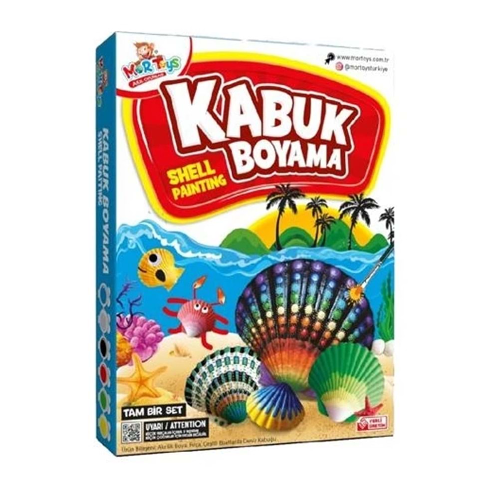 Mor Toys Kabuk Boyama Seti 9749