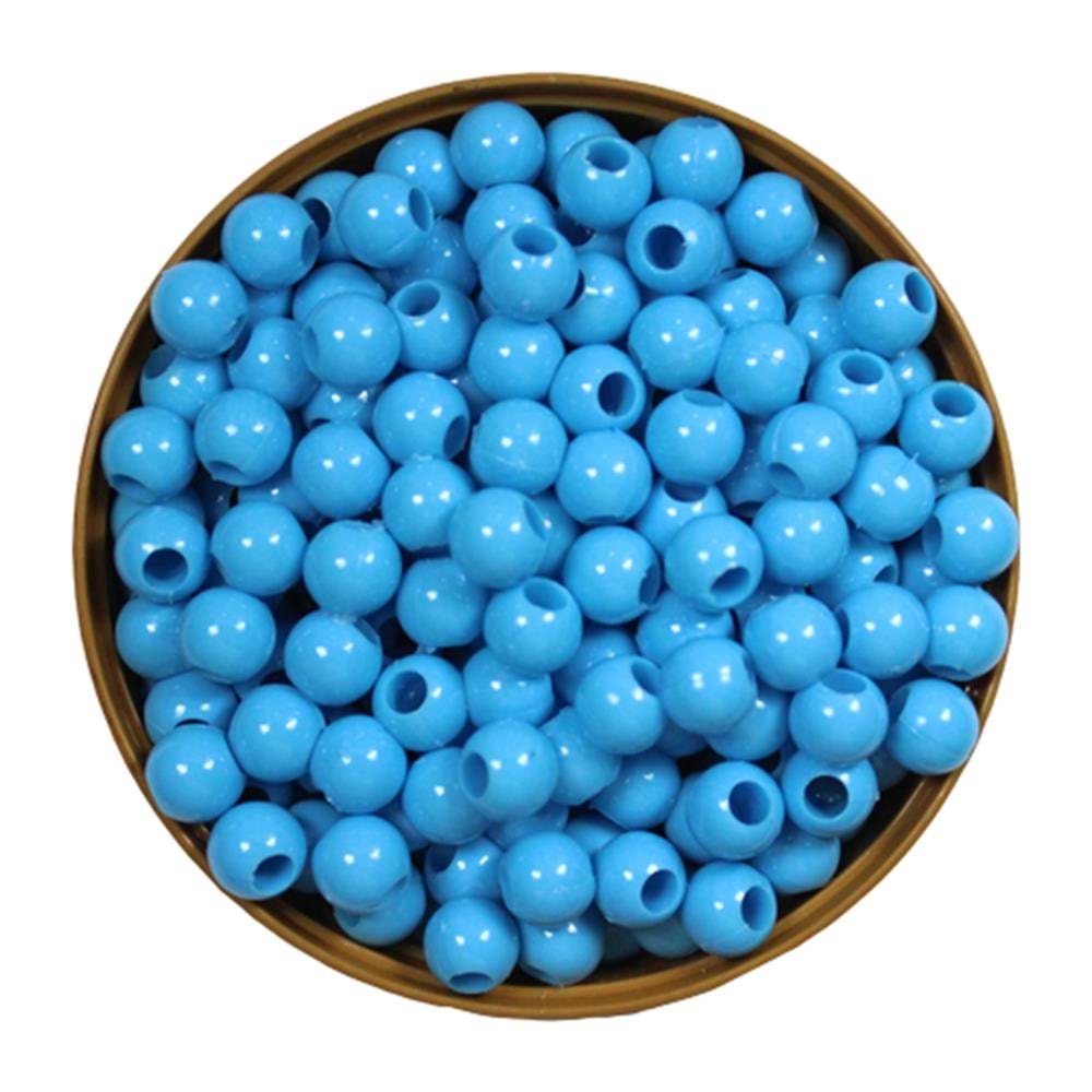 Plastik Boncuk 10Mm 500Gr Mavi B3990
