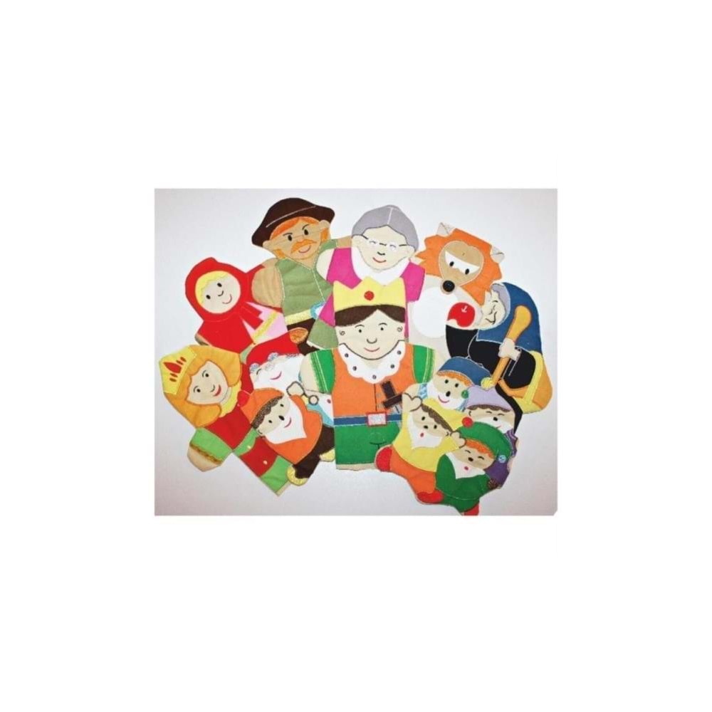 Anki Toys Masal Kahramanları Kukla Seti 9 lu And-5004