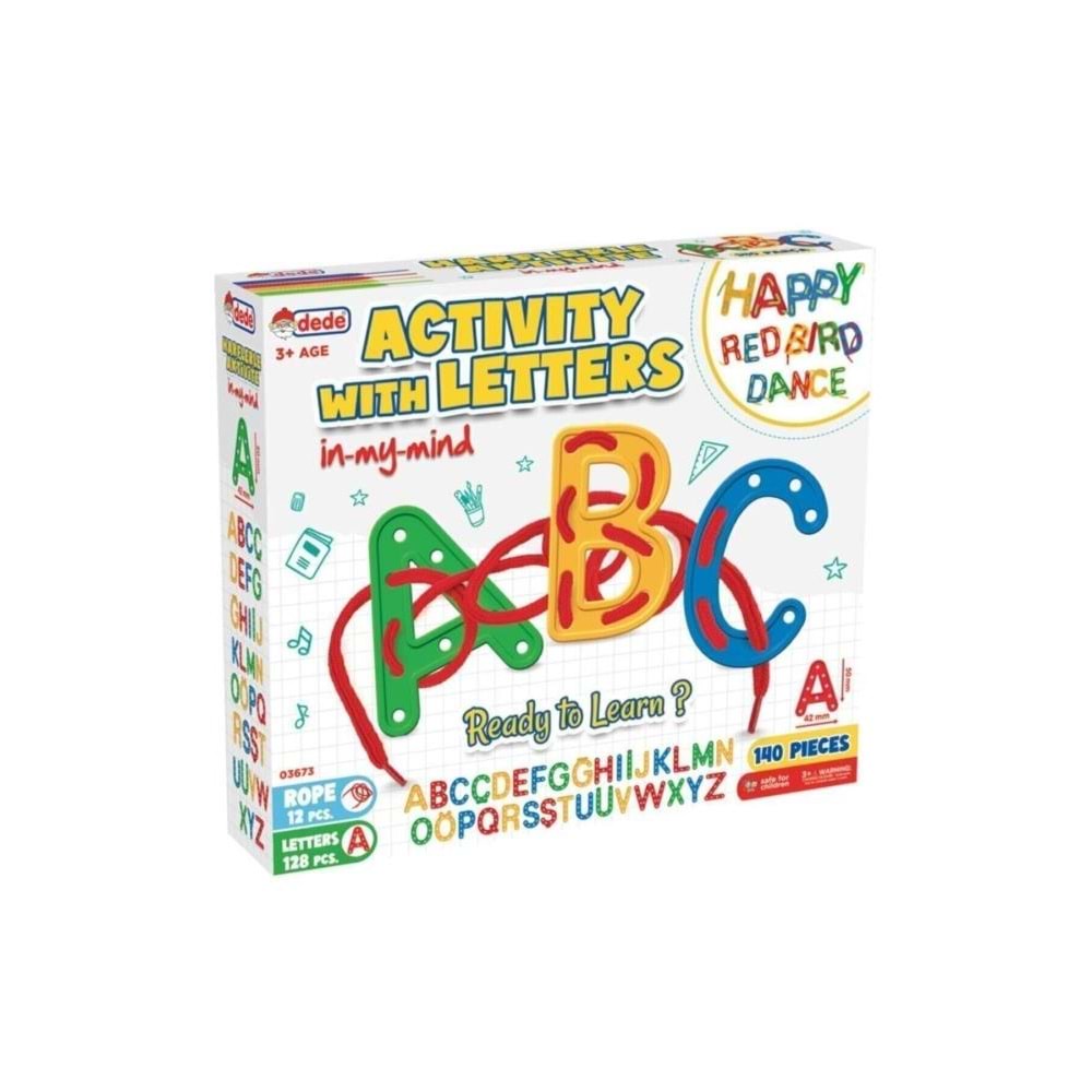 Fen Toys Harf Şekiller İpli Aktivite 140 Parça 3673