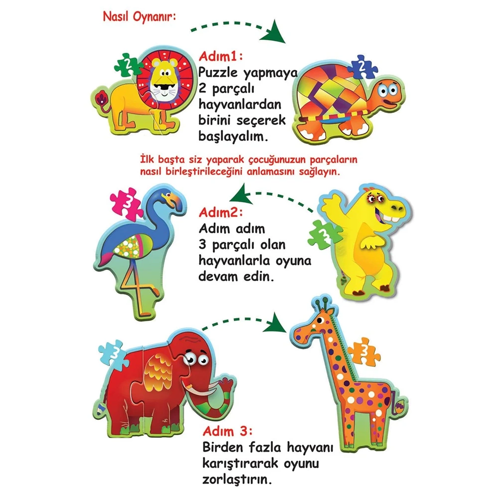 Dıy Toy Baby Puzzle Orman Hayvanları Bpo1727