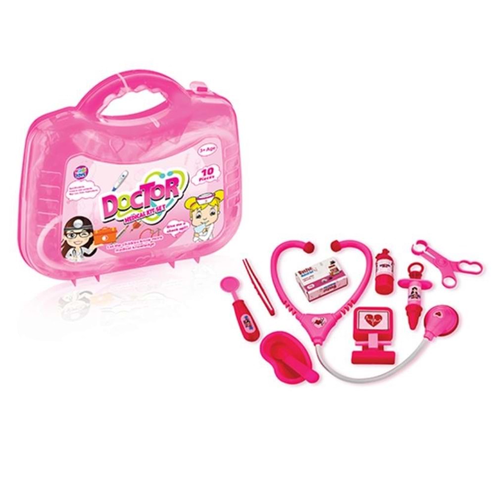 Hobi Toys Çantalı Doktor Seti Kız Hb-15930