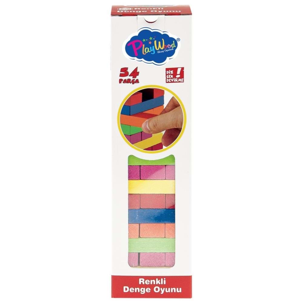 Playwood Kutuda Renkli Denge Oyunu Ony-310
