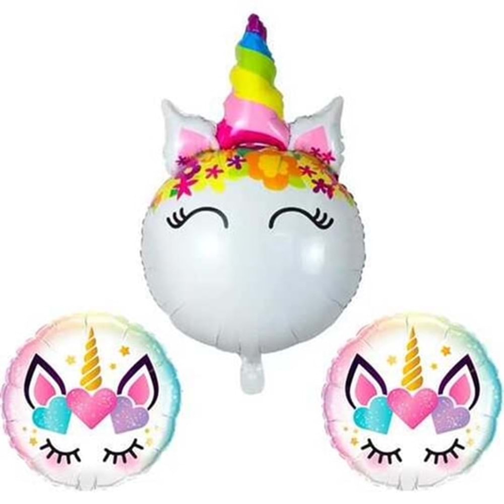 Rps Folyo Balon Set Eyelash Flower 36