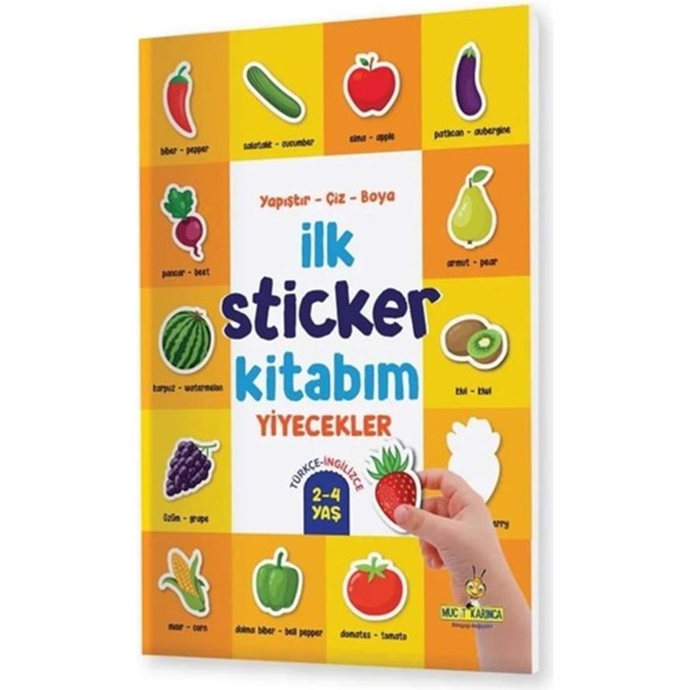 Yükselen Zeka İlk Sticker Kitabım 2-4