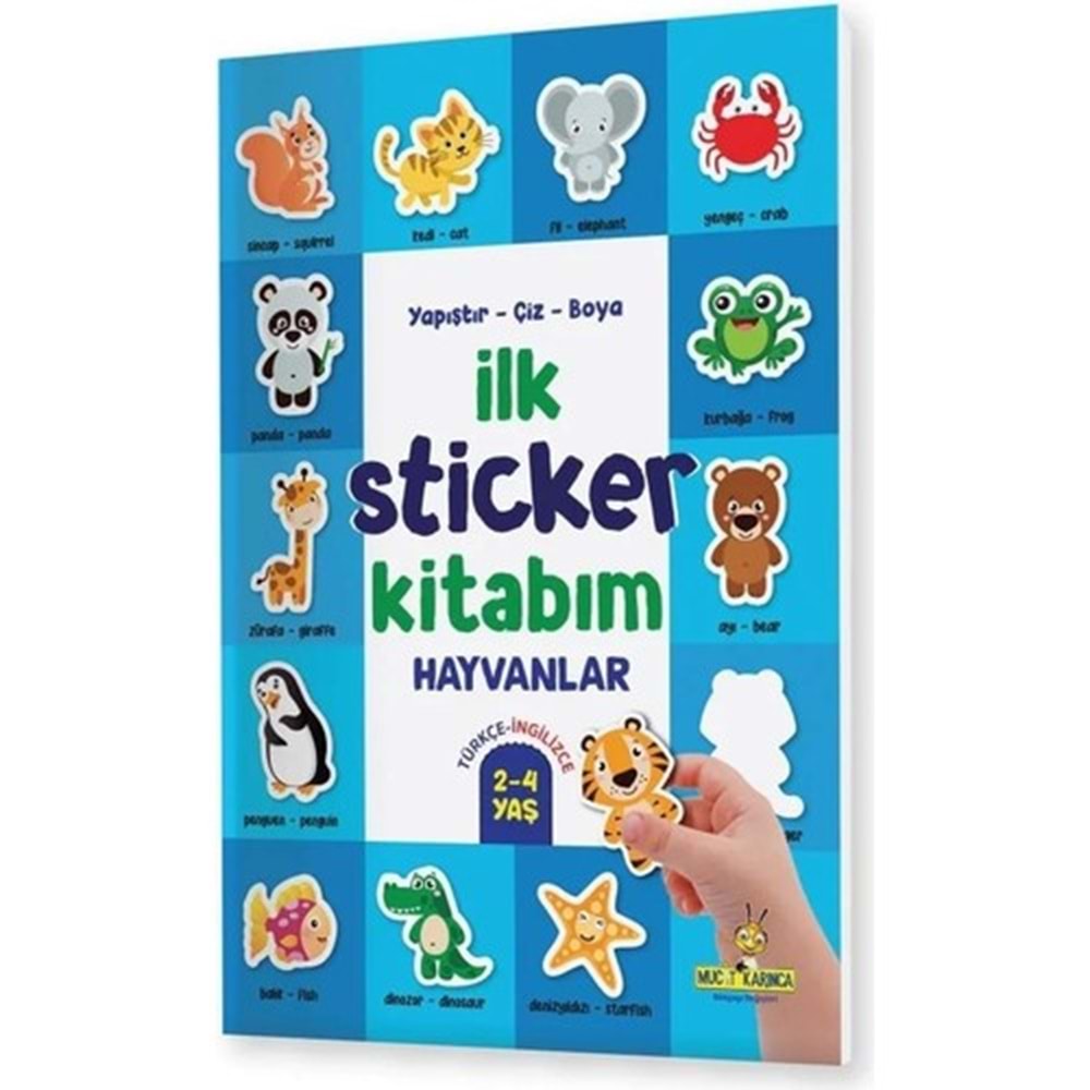 Yükselen Zeka İlk Sticker Kitabım 2-4