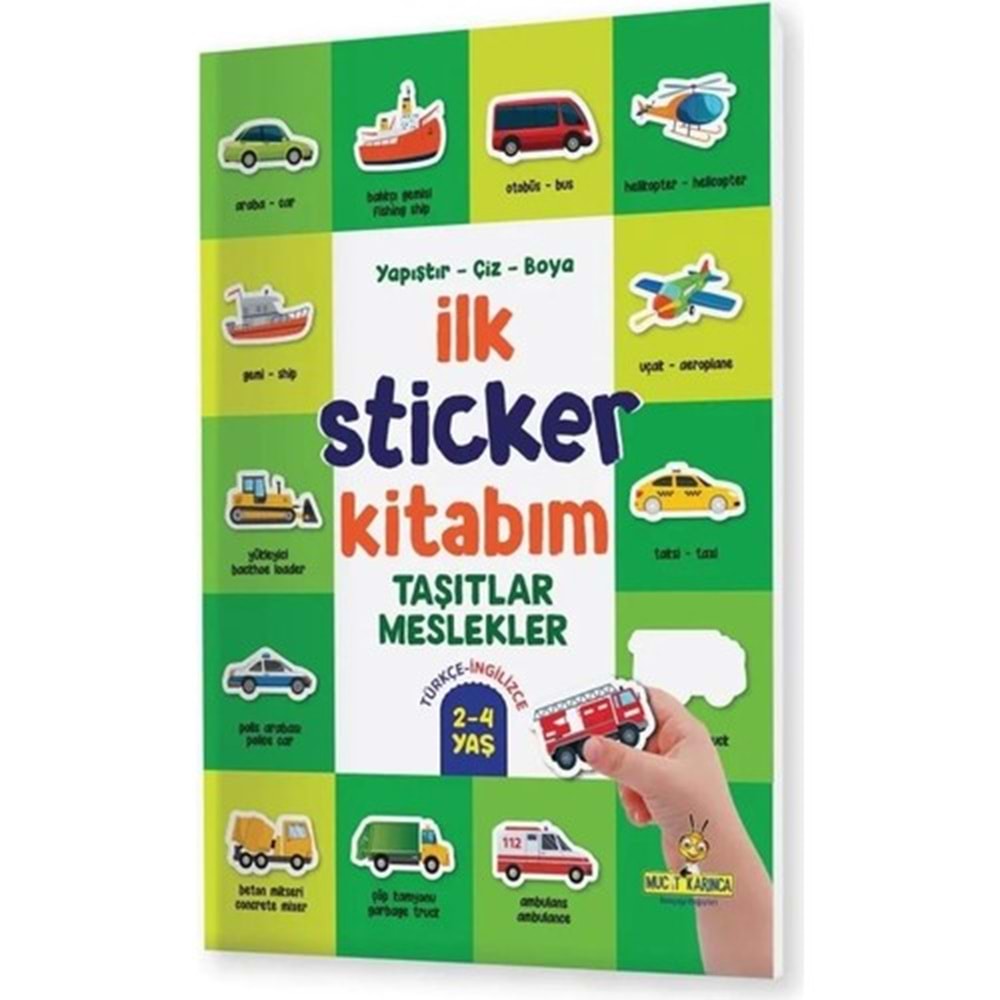 Yükselen Zeka İlk Sticker Kitabım 2-4