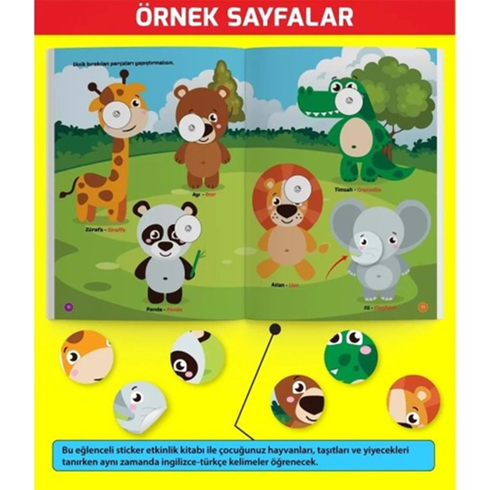 Yükselen Zeka İlk Sticker Kitabım 2-4