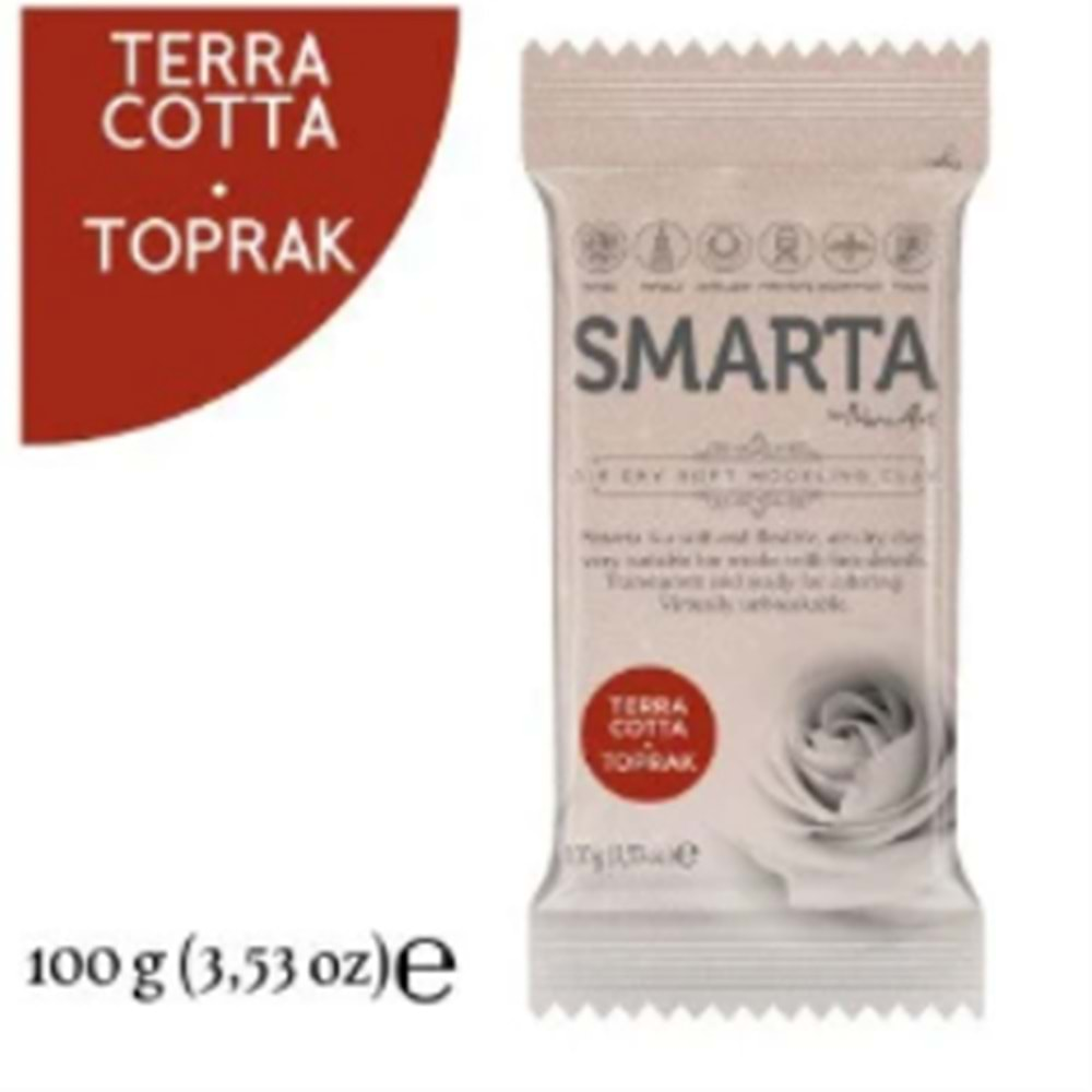 Smarta Akıllı Model Hamuru 100Gr Toprak