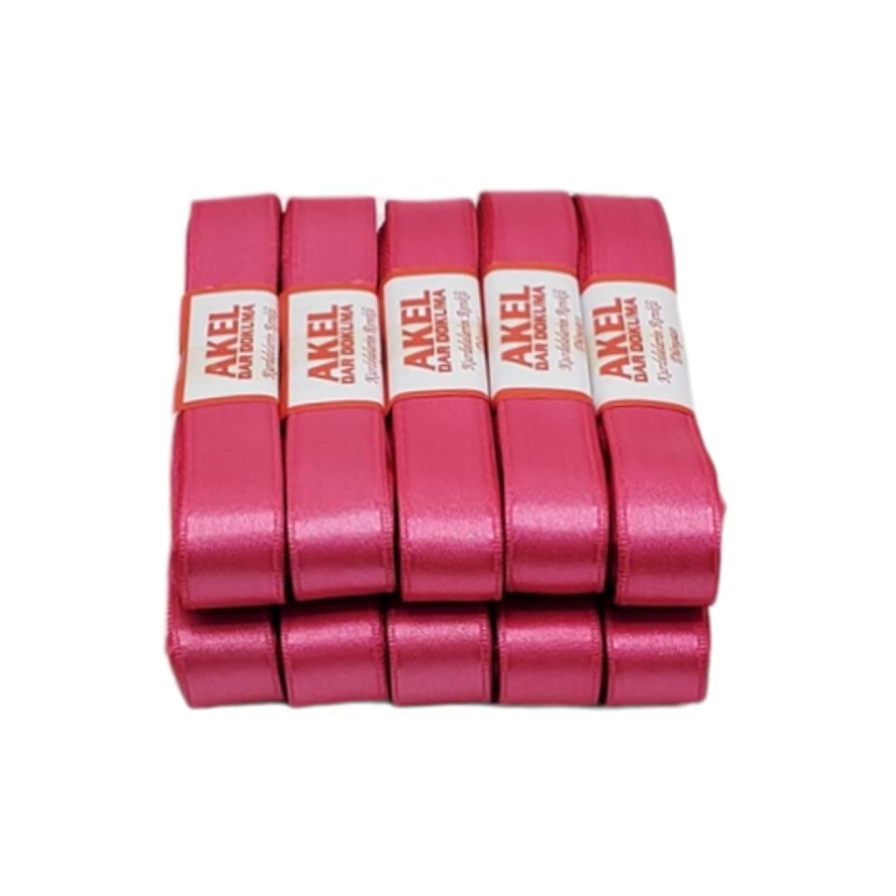 Saten Kurdele 2Cm Fuşya K7257 (1 Adet)