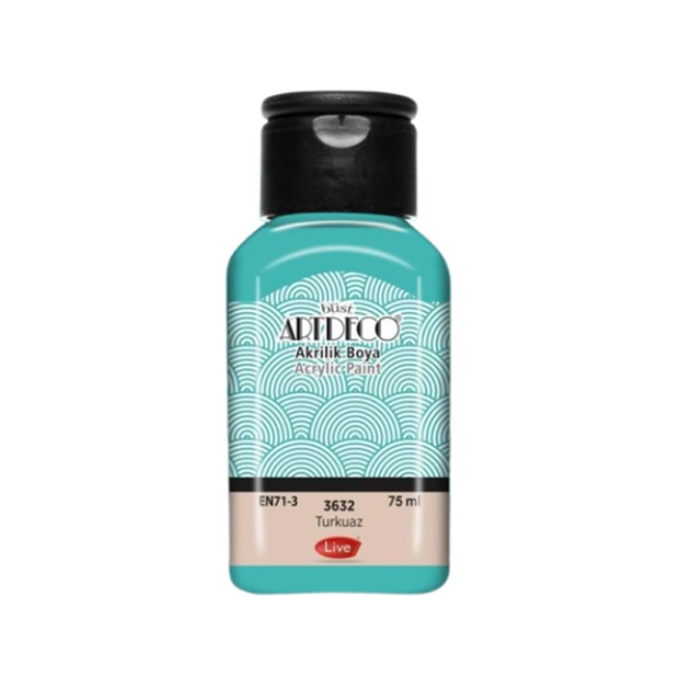 Artdeco Akrilik Boya 75 ML Turkuaz 3632