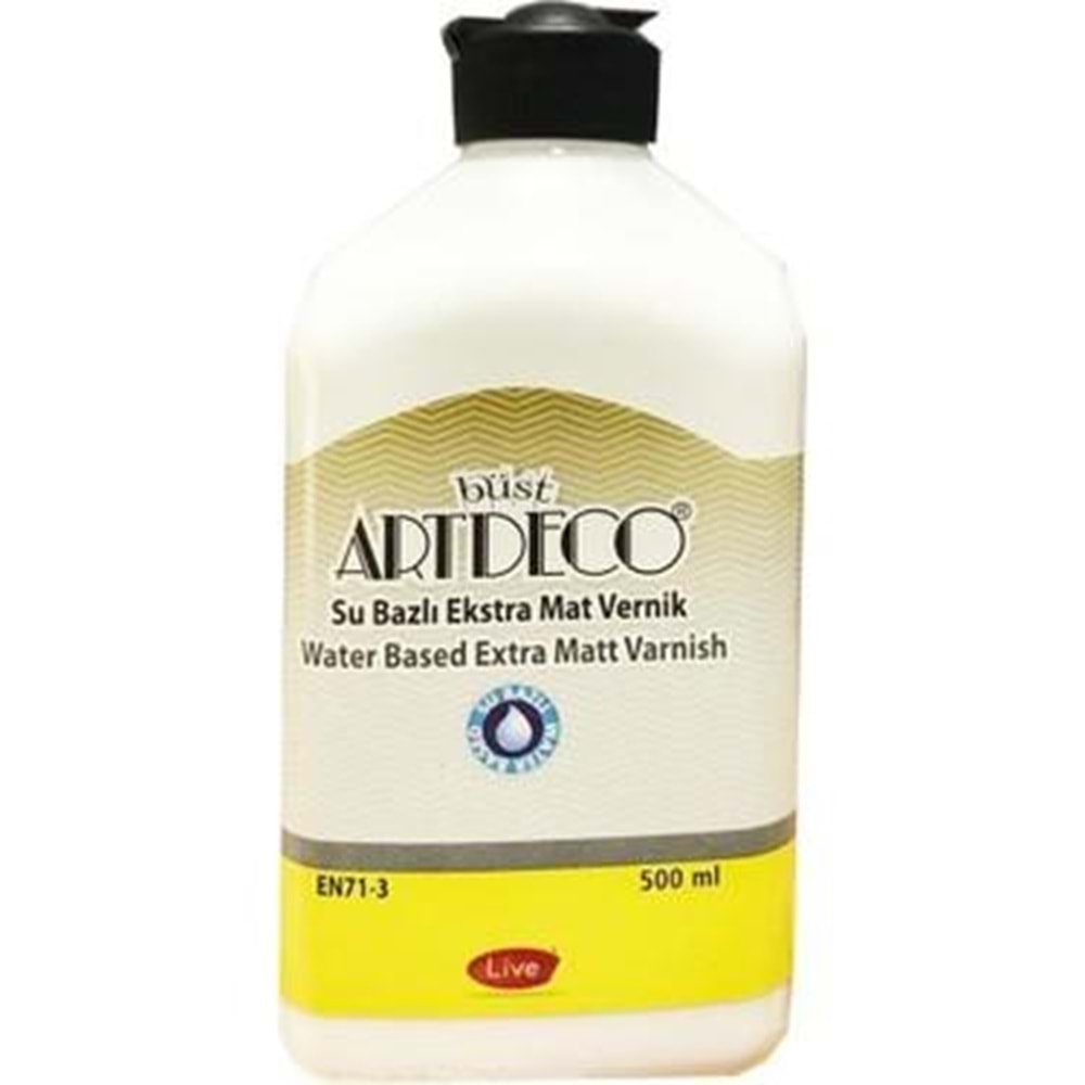 Artdeco Su Bazlı Ekstra Mat Vernik 500 ML