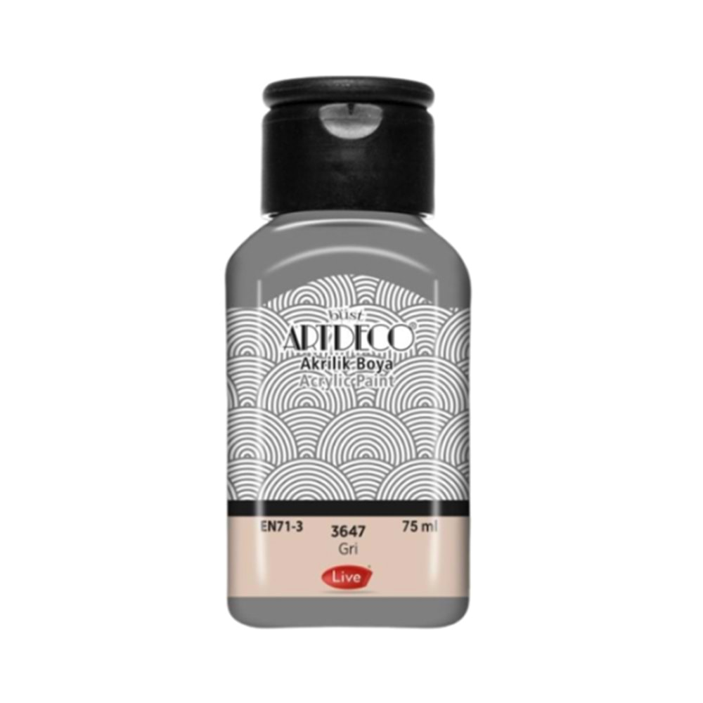 Artdeco Akrilik Boya 75Ml Gri 3647