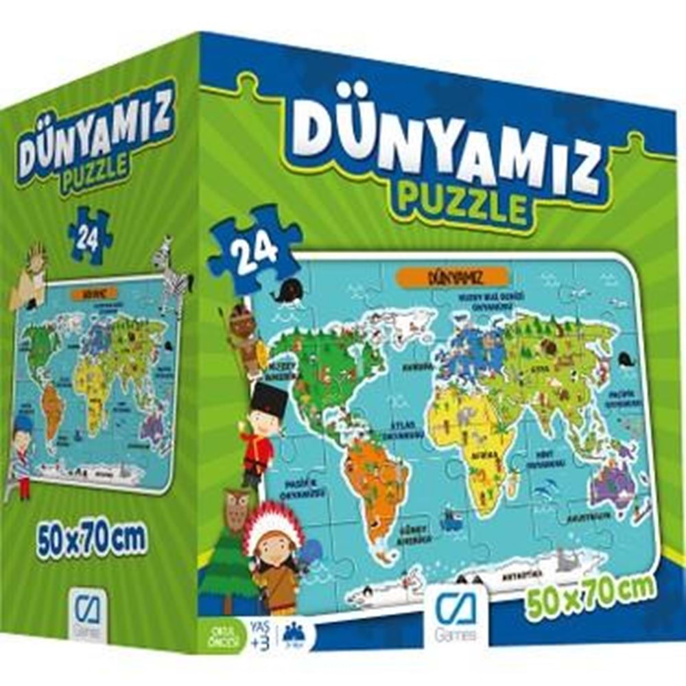 Ca Games 5025 Dünyamız Yer Puzzle