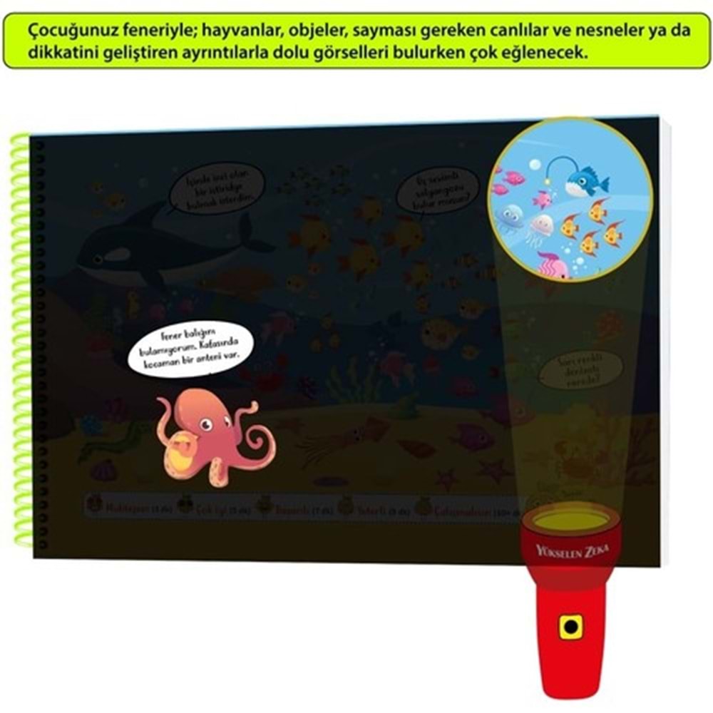 Yükselen Zeka Fenerli Kitap Bul Bakalım (Görsel Dikkat, İşitsel Dikkat, Akıl Yürütme)