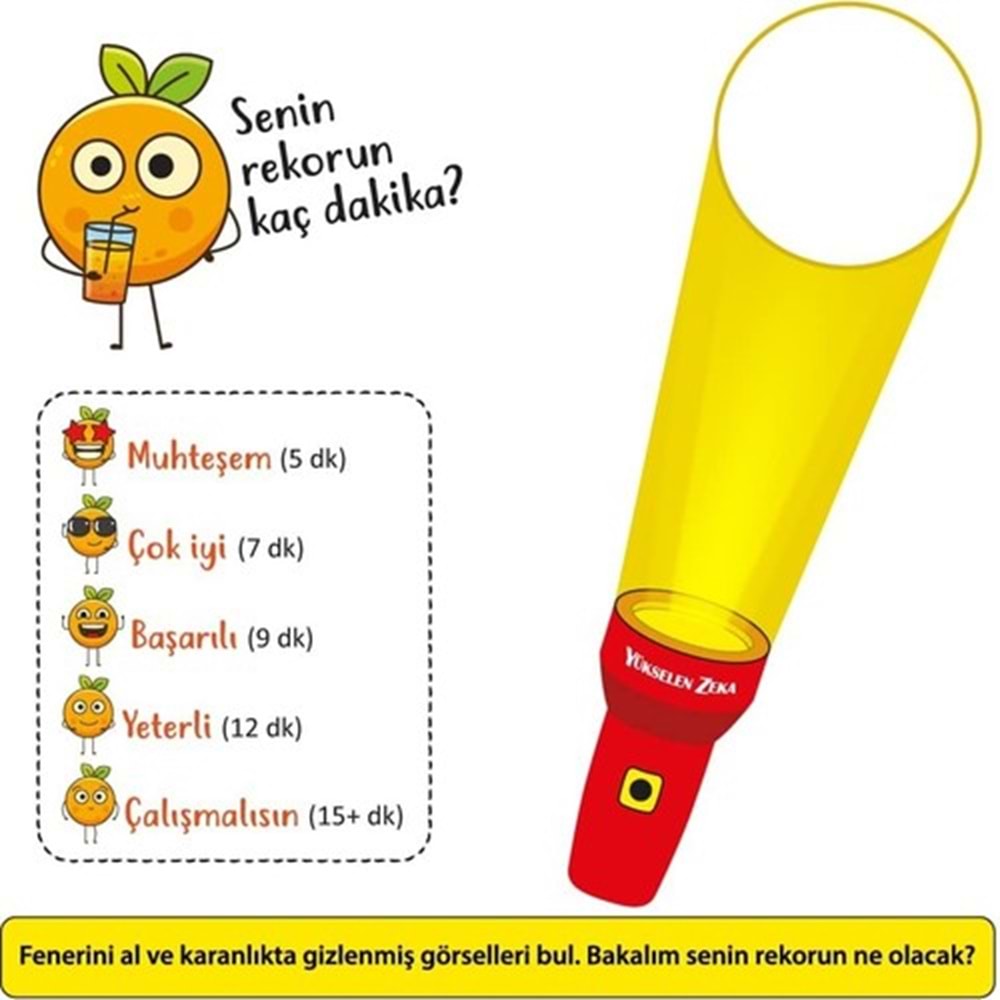 Yükselen Zeka Fenerli Kitap Bul Bakalım (Görsel Dikkat, İşitsel Dikkat, Akıl Yürütme)