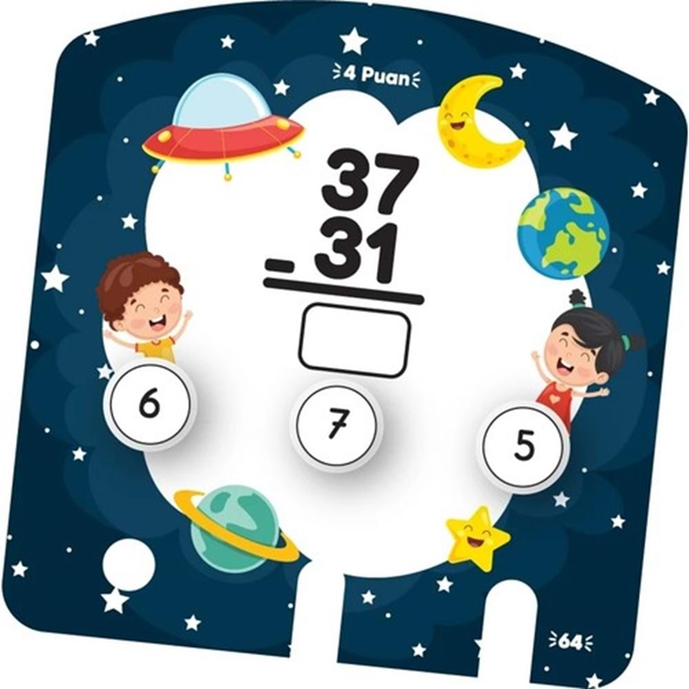 Yükselen Zeka Toplama ve Çıkarma Kutusu 5-10 Yaş