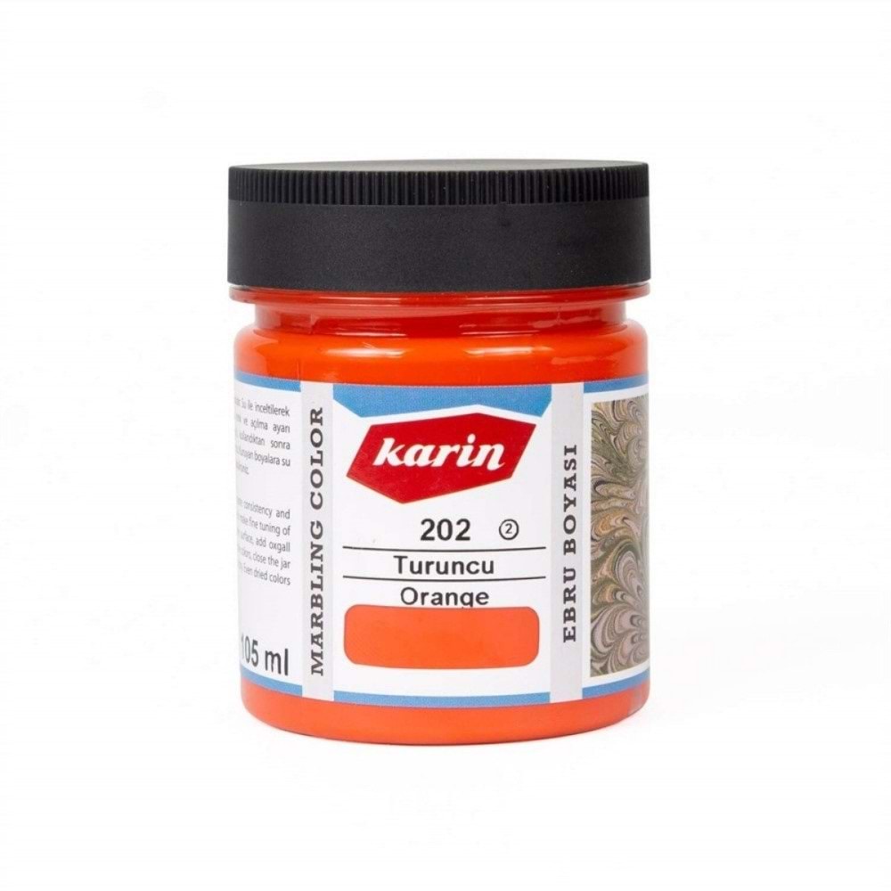 Karin Ebru Boyası 202 Turuncu 105ml 120522