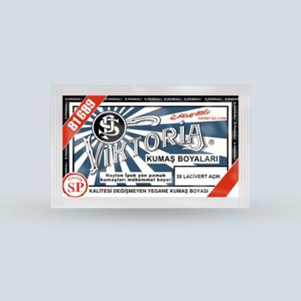 Victoria Toz Kumaş Boyası - 28 Lacivert Açık 10 Gr