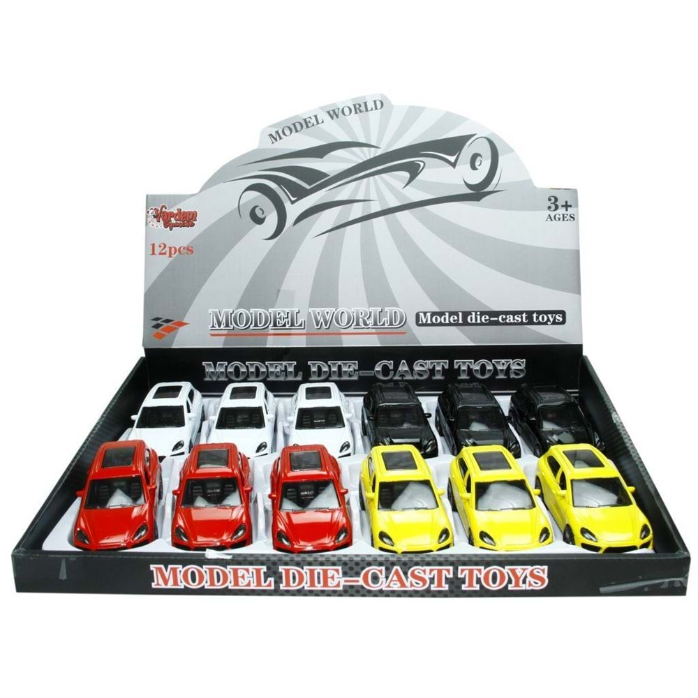 Vardem Oyuncak Çek Bırak 1:36 Metal Araba MQ304-26/27/28(1Adet)