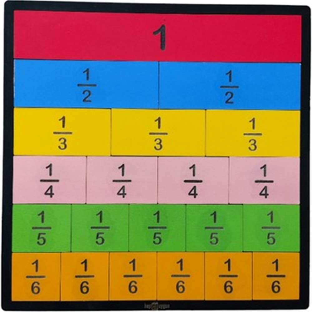 Gift Plus Ahşap Kesirler 10x20 6 lı