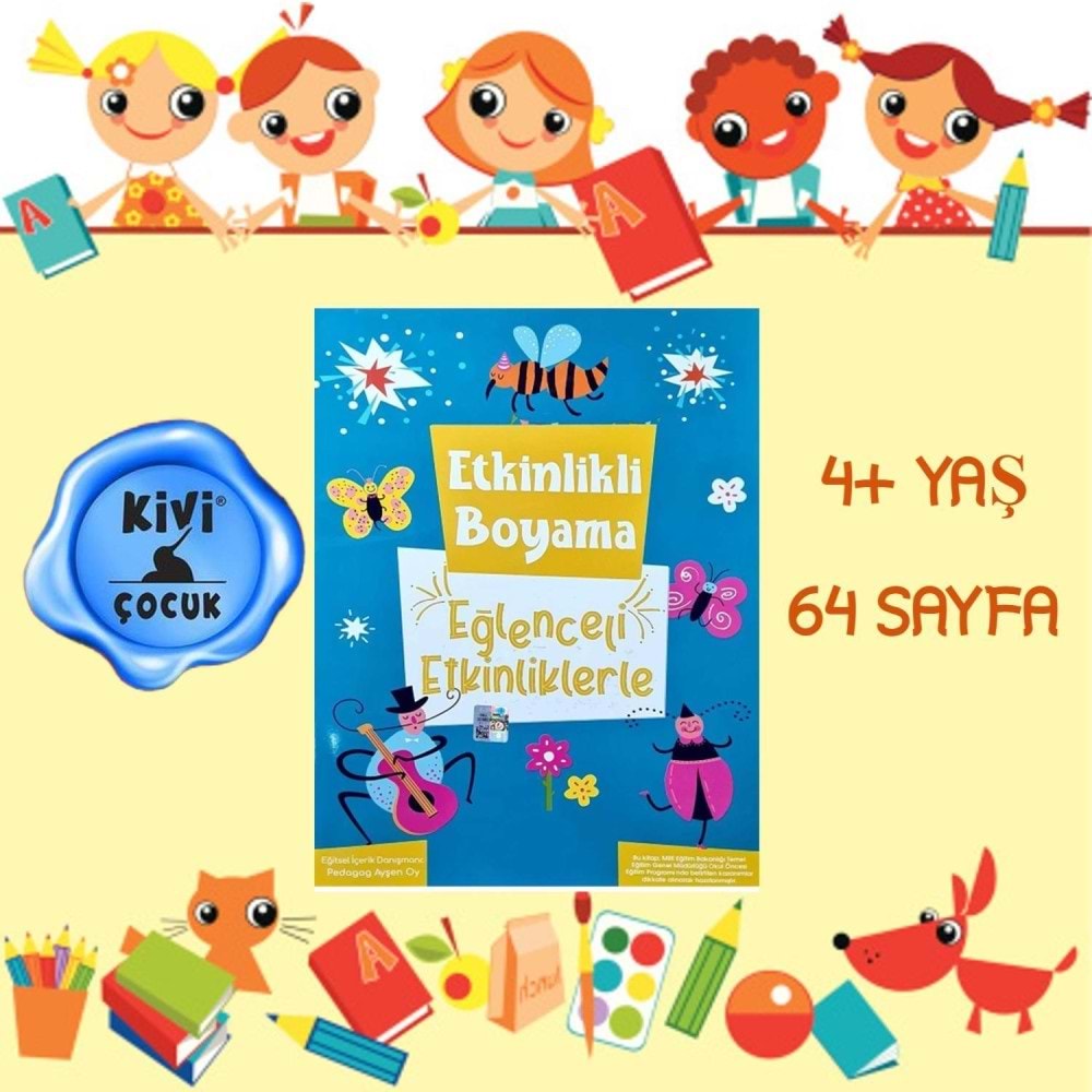 Kivi Çocuk Etkinlikli Boyama Eğlenceli Etkinliklerle