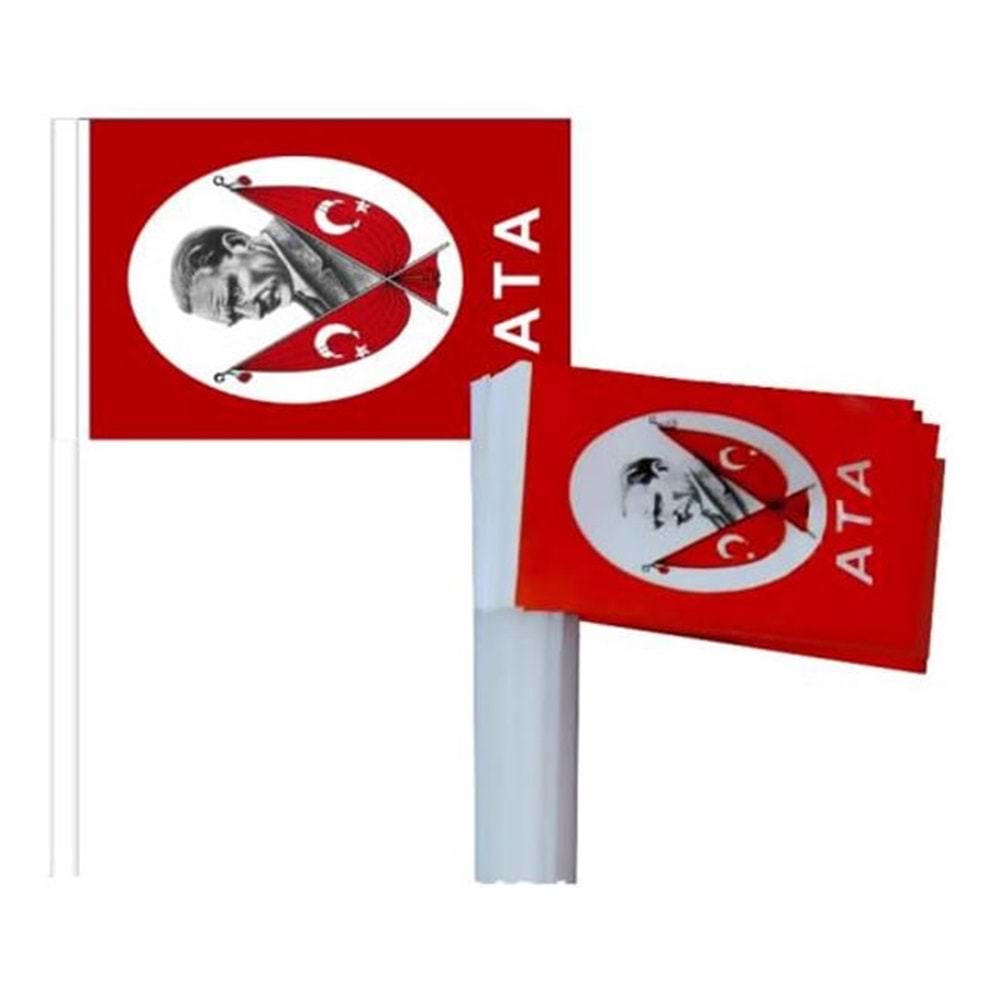 Çıtalı Kağıt Bayrak Atalı (1 Adet)