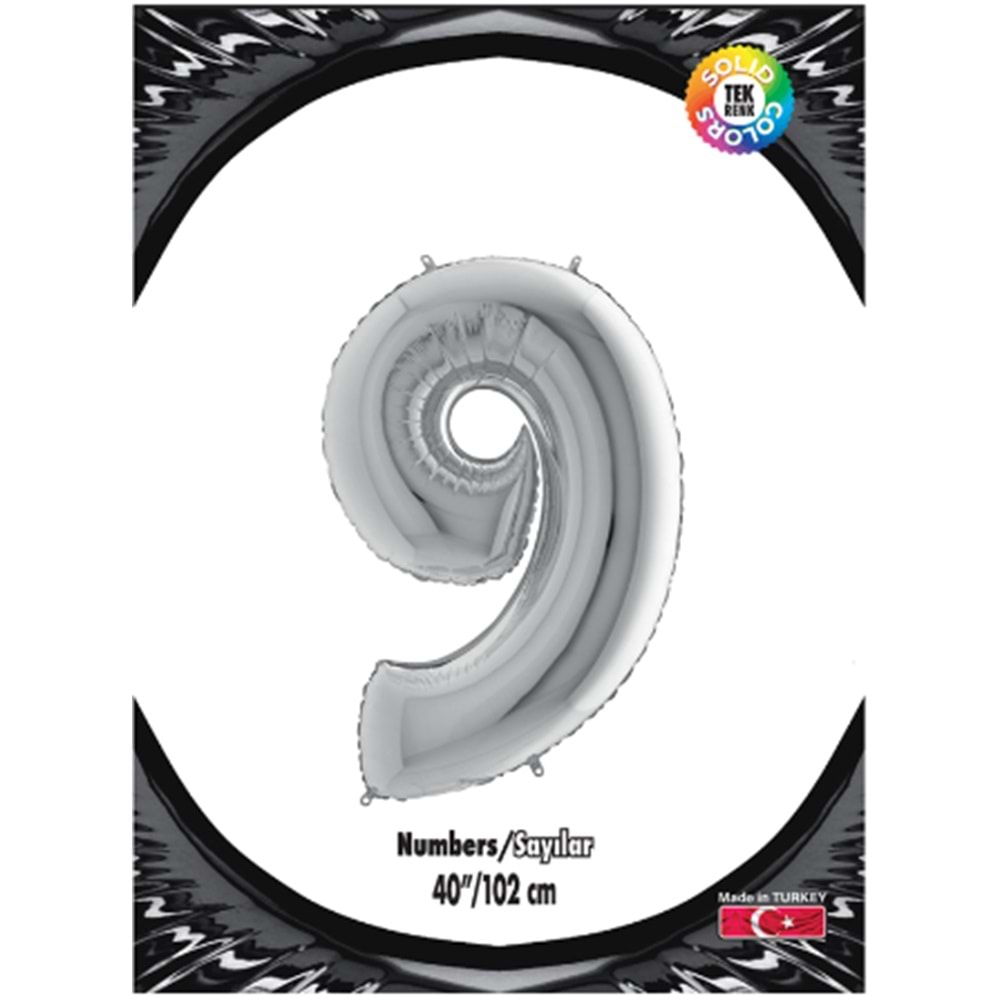 Kikajoy Rakam Folyo Balon 40