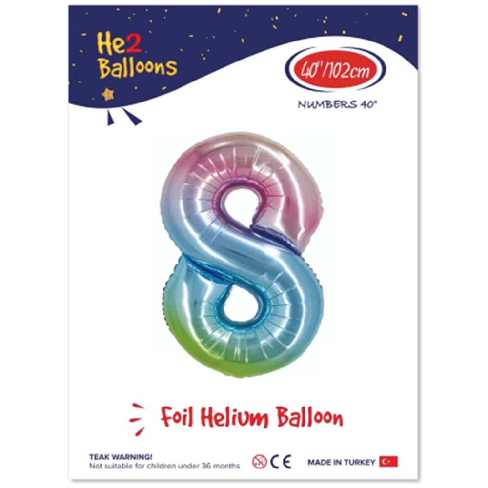 Kikajoy Rakam Folyo Balon 40