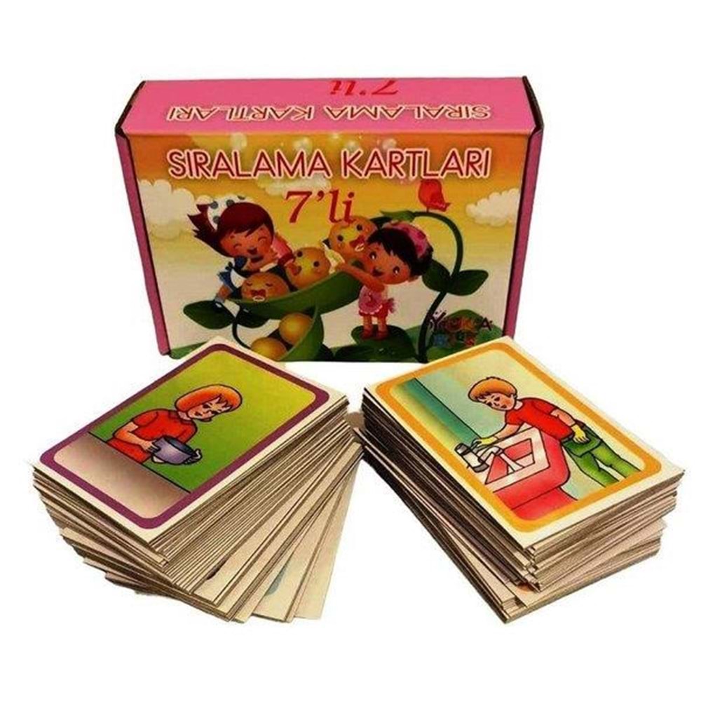 Yuka Kids Sıralama Kartları 7 Li