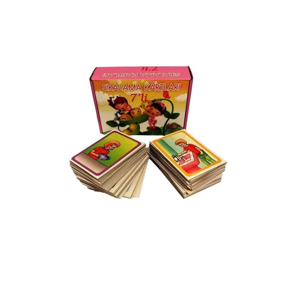 Yuka Kids Sıralama Kartları 7 Li