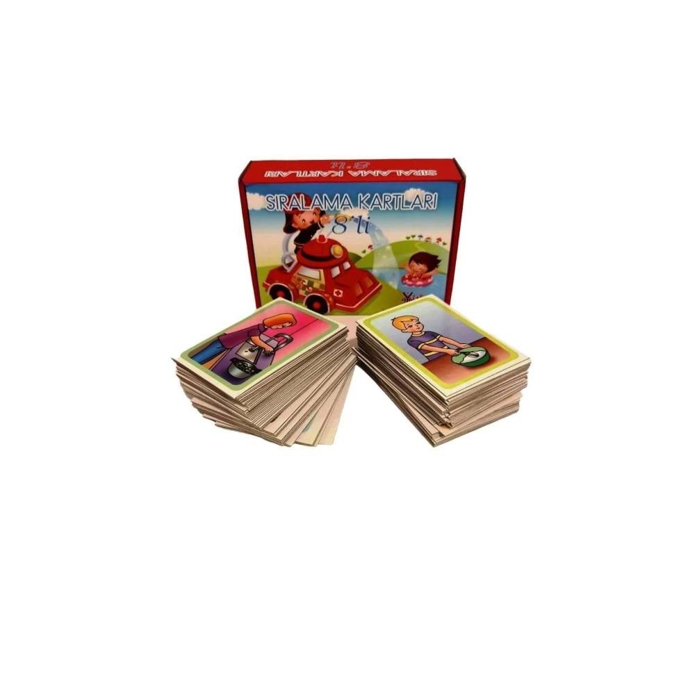 Yuka Kids Sıralama Kartları 8 Li