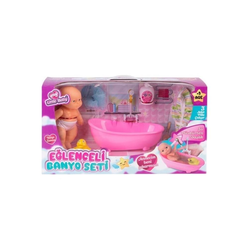 Limon Oyuncak Pilli Küvetli Banyo Seti