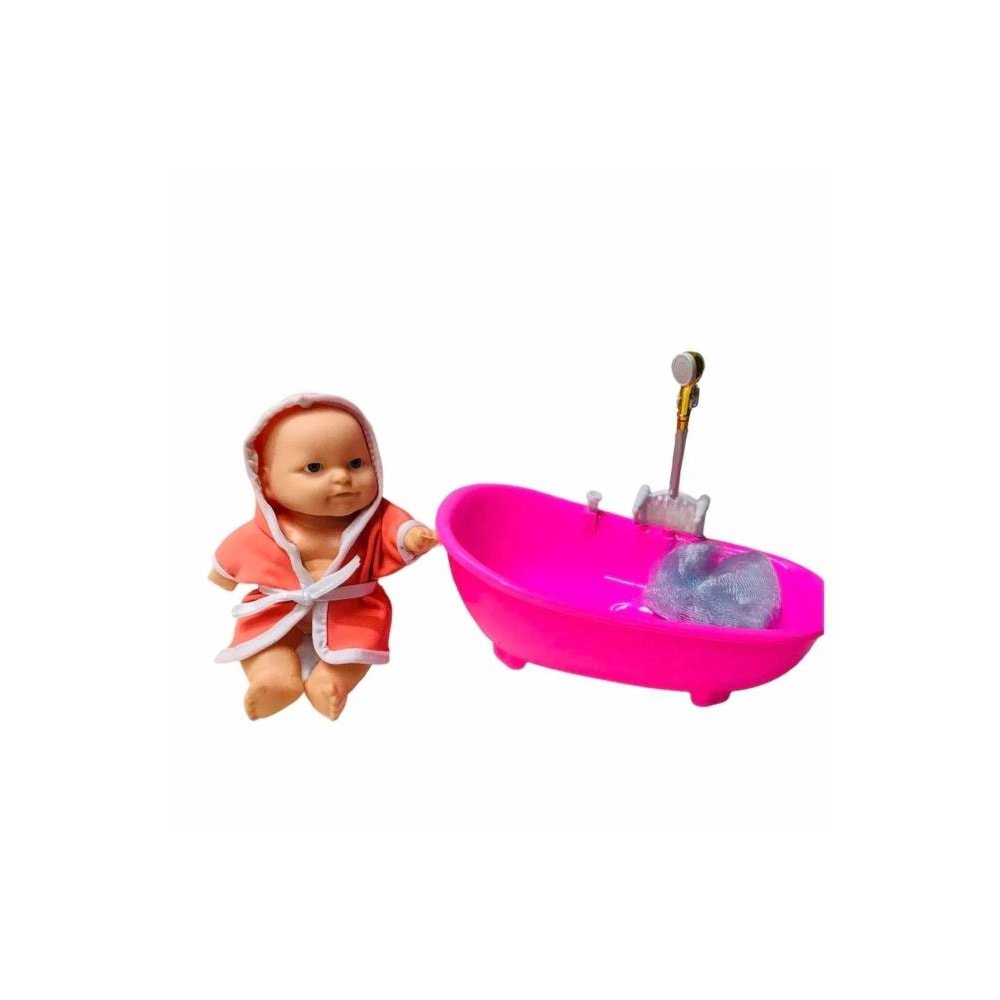 Limon Oyuncak Pilli Küvetli Banyo Seti