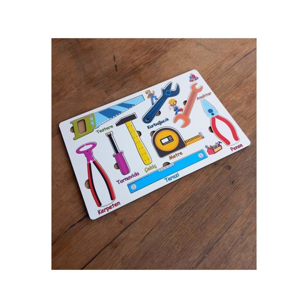 Ankebut Oyuncak Alet ve Edevatlar Puzzle Yapboz 29 * 19 cm