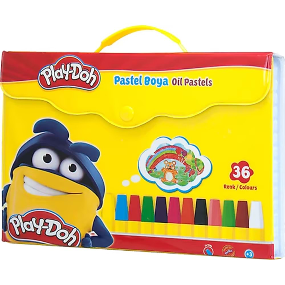 Play-Doh Pastel Boya Çantalı 36 Renk PLAY-PA008